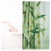 Ventes Rideau de douche motif bambou en polyester tissu vert lavable 180 x 200 baignoire, vert