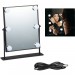 Ventes Miroir Hollywood avec éclairage LED, commande tactile, 3 niveaux, 6 ampoules, piles ou USB, noir
