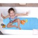 Ventes Tapis de bain, tapis de bain antidérapant pour salle de bain, lavable en machine, idéal pour les enfants tout-petits senior, 100 x 40cm bleu