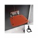 Ventes Ravak Ovo-B II-Orange siège de douche rabattable PMR pour cabine de douche (B8F0000053)