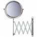Ventes Miroir Grossissant (X5) Mural Rond extensible - Chrome -Diamètre: 17 cm - Chrome