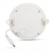 Pas cher Plafonnier LED 6W (55W) Ø128 Encastrable Blanc jour 6000°K avec driver - 1