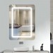 Ventes Wihhoby Miroir lumineux LED de salle de bain 9 W dimension 50 x 4 x 70 cm